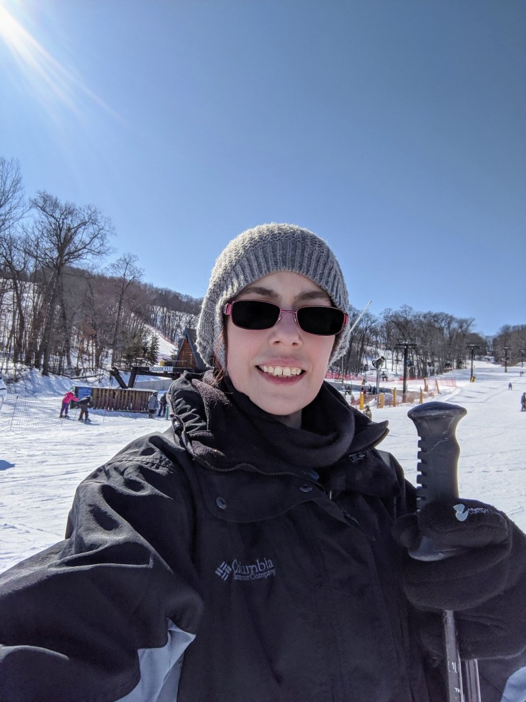 Selfie skiing